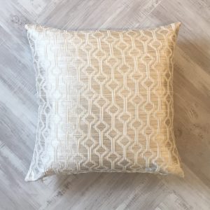 Ashley Wilde Ivory Geometric Cushion