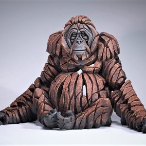 Carved Orangutan Sculpture