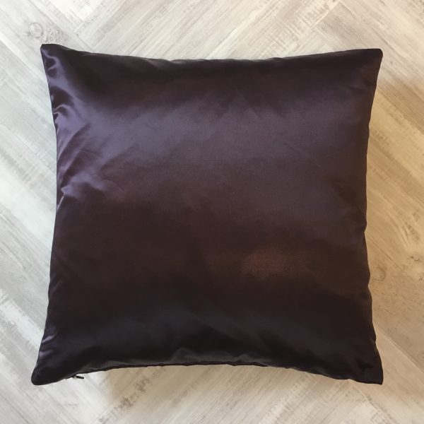 Purple Satin Cushion