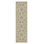 Tradional Patterned Cream Rug Runner