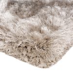 Heavy weight shaggy rug in a golden sand colour