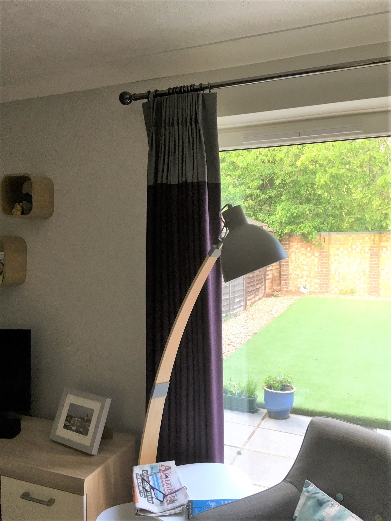 Double Pinch Curtains with Border