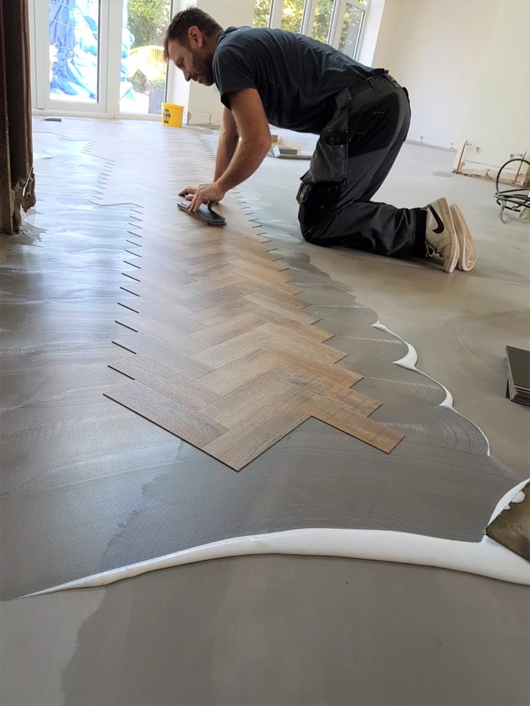 Herringbone Vinyl Tile Fashion Flooring & Interiors