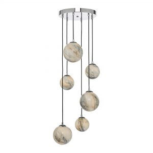 Marble Glass Ceiling Light