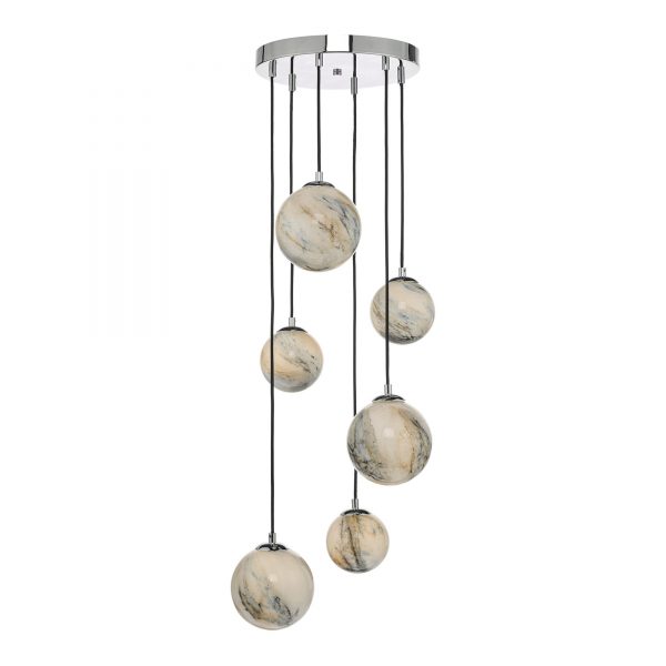 Marble Glass Ceiling Light