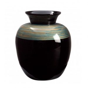 Black Bamboo Vase