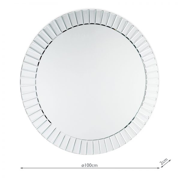 CAPRI Large Round Mirror