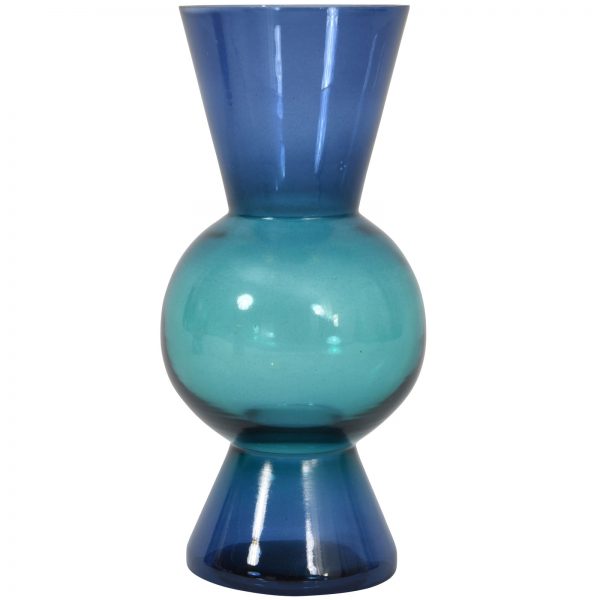 Midnight Blue Ombre Vase