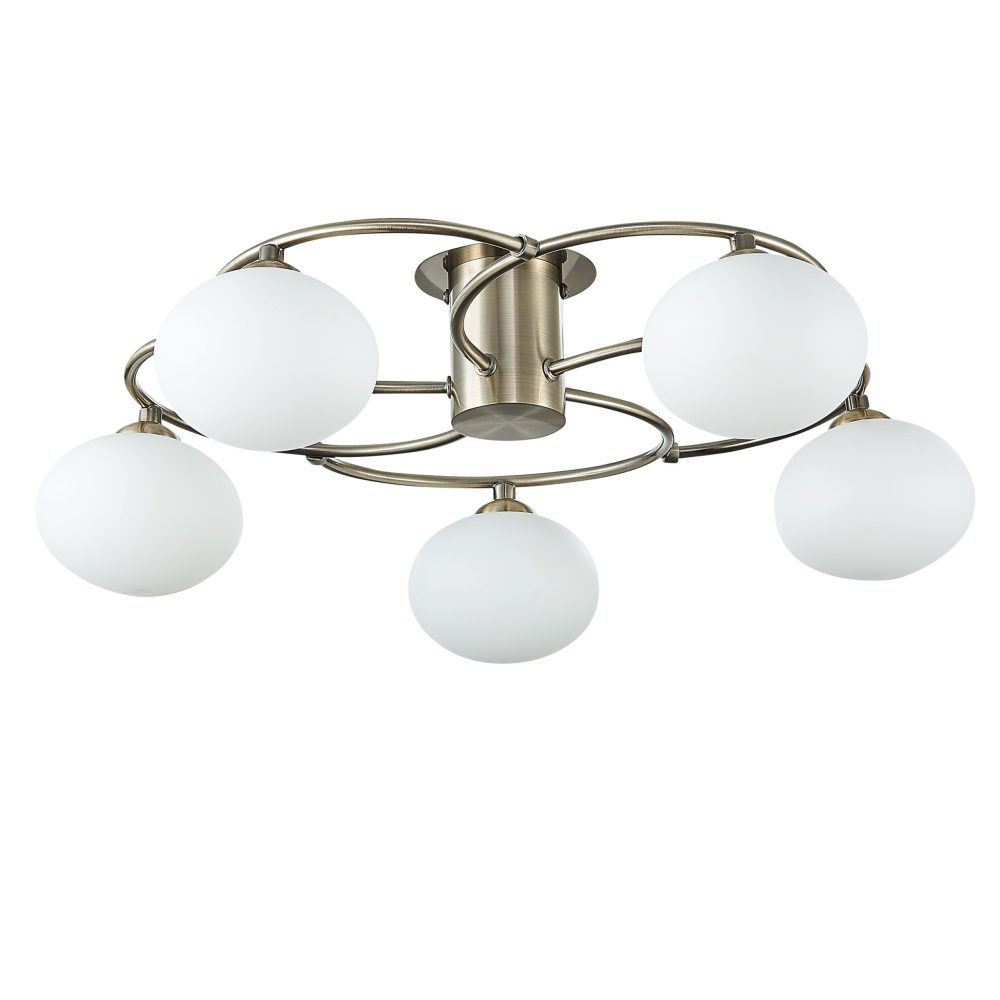 Hampton 5 light candelabra shop chrome ceiling fitting