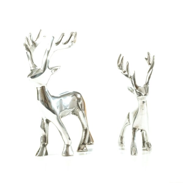 Polished Silver Stag