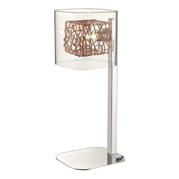 Illinois Copper Table Lamp