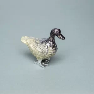 9cm Silver Duck