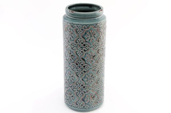32cm Embossed Pattern Vase