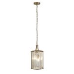 Undara 2 Light Pendant Antique Brass