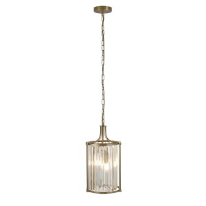 Undara 2 Light Pendant Antique Brass